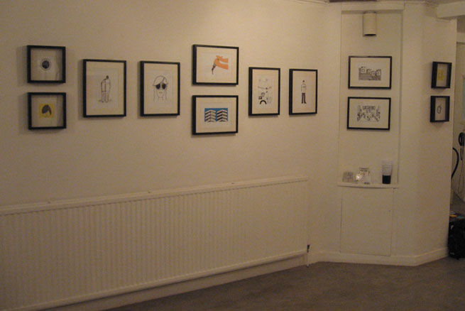 Ben's prints on the wall @ We Be Neophytes