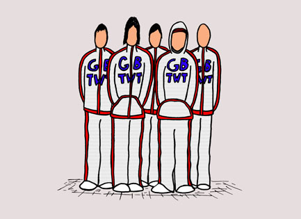 'Great Britain Tracksuit Wearing Team' � Ben Rowe 2008