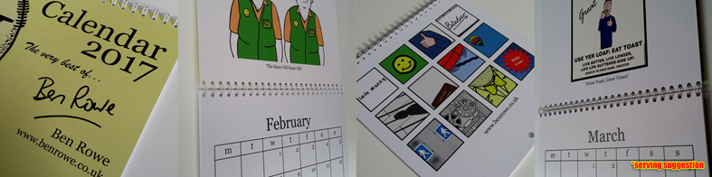 Photos of the calendar - © Ben Rowe - www.benrowe.co.uk